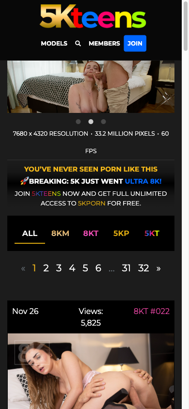 5K Teens - Mobile Screenshot