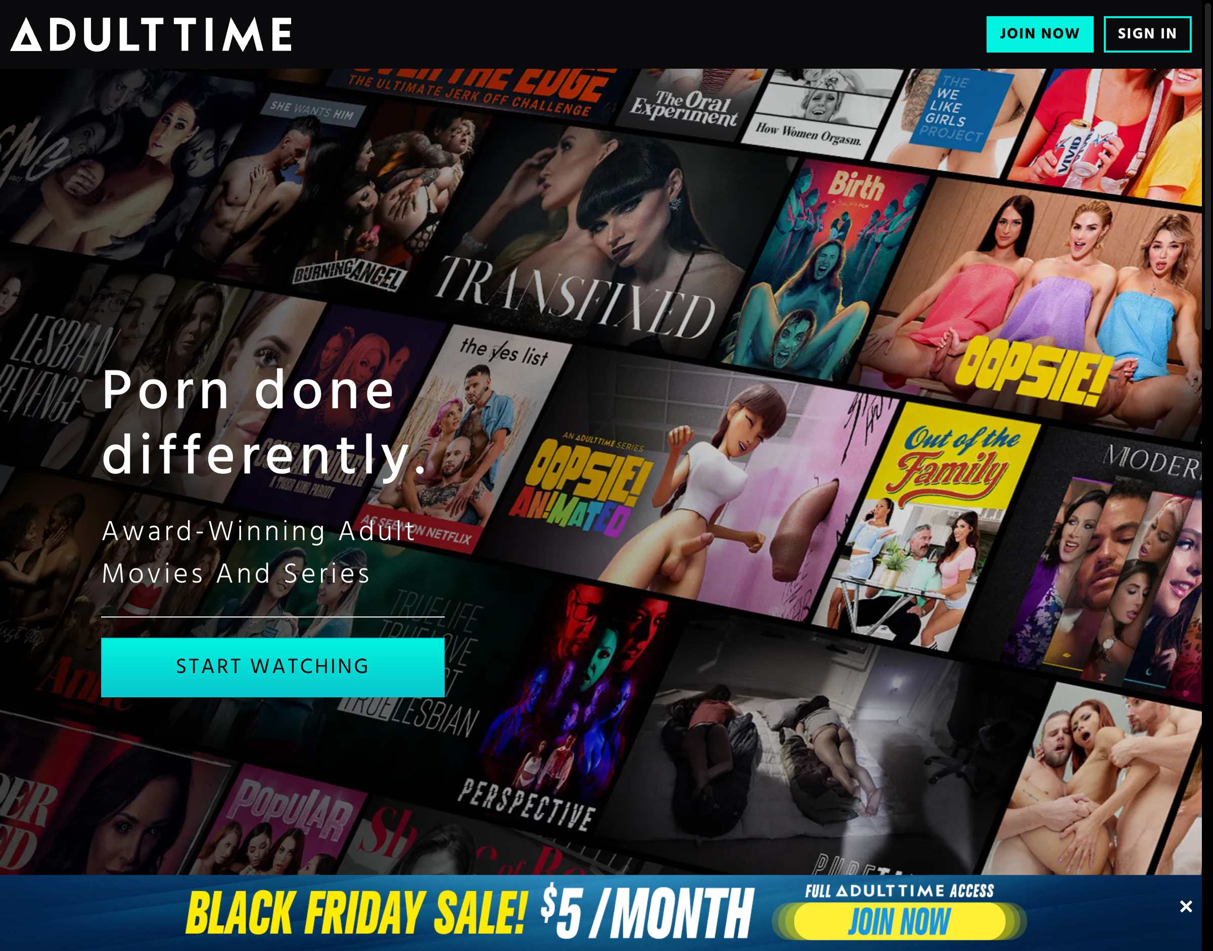 AdultTime XXX - Desktop Screenshot