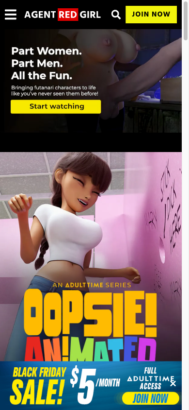 Agent Redgirl - Mobile Screenshot