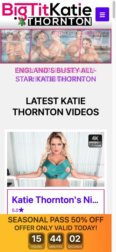 Big Tit Katie Thornton - Mobile Screenshot