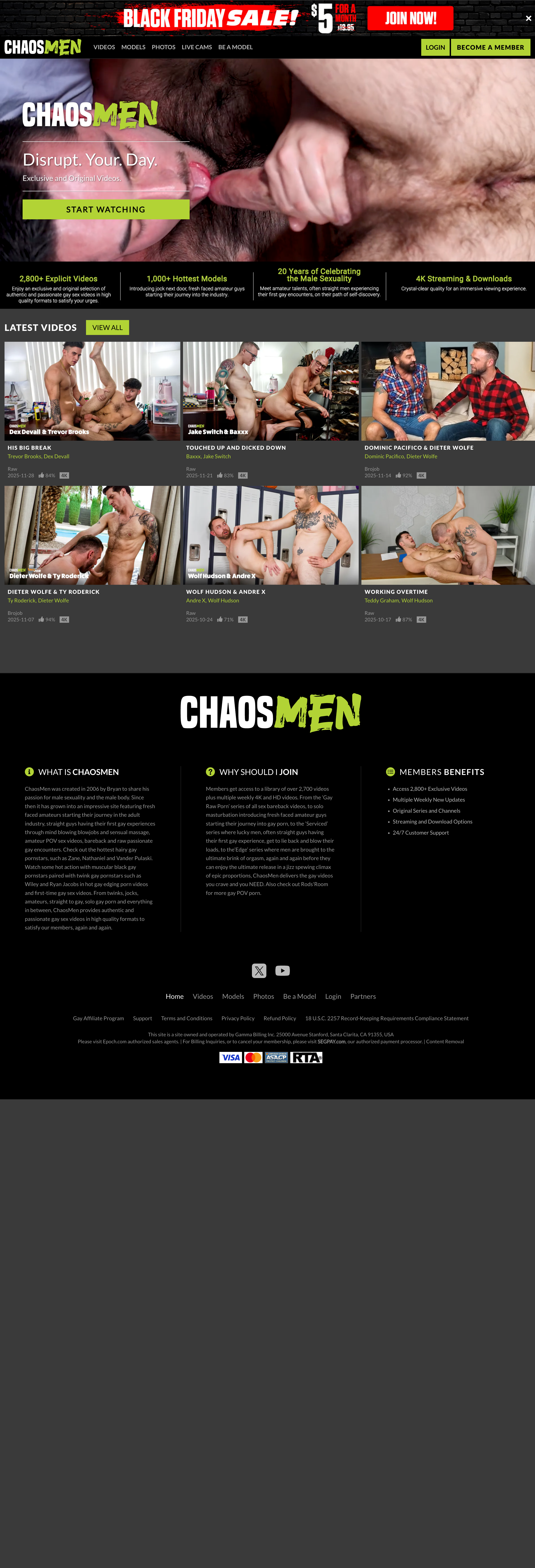 Chaos Men - Desktop Screenshot