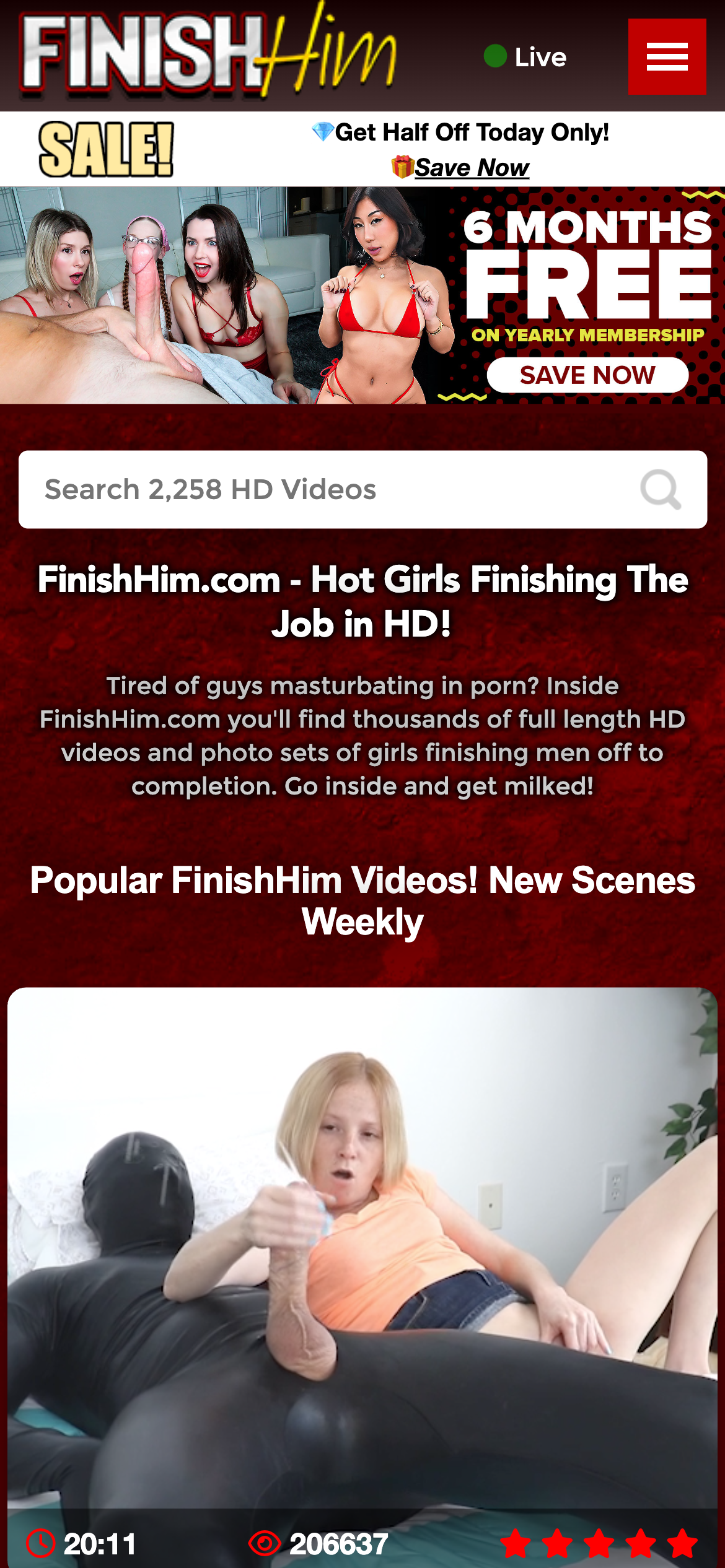 Finish Him - Mobile Screenshot