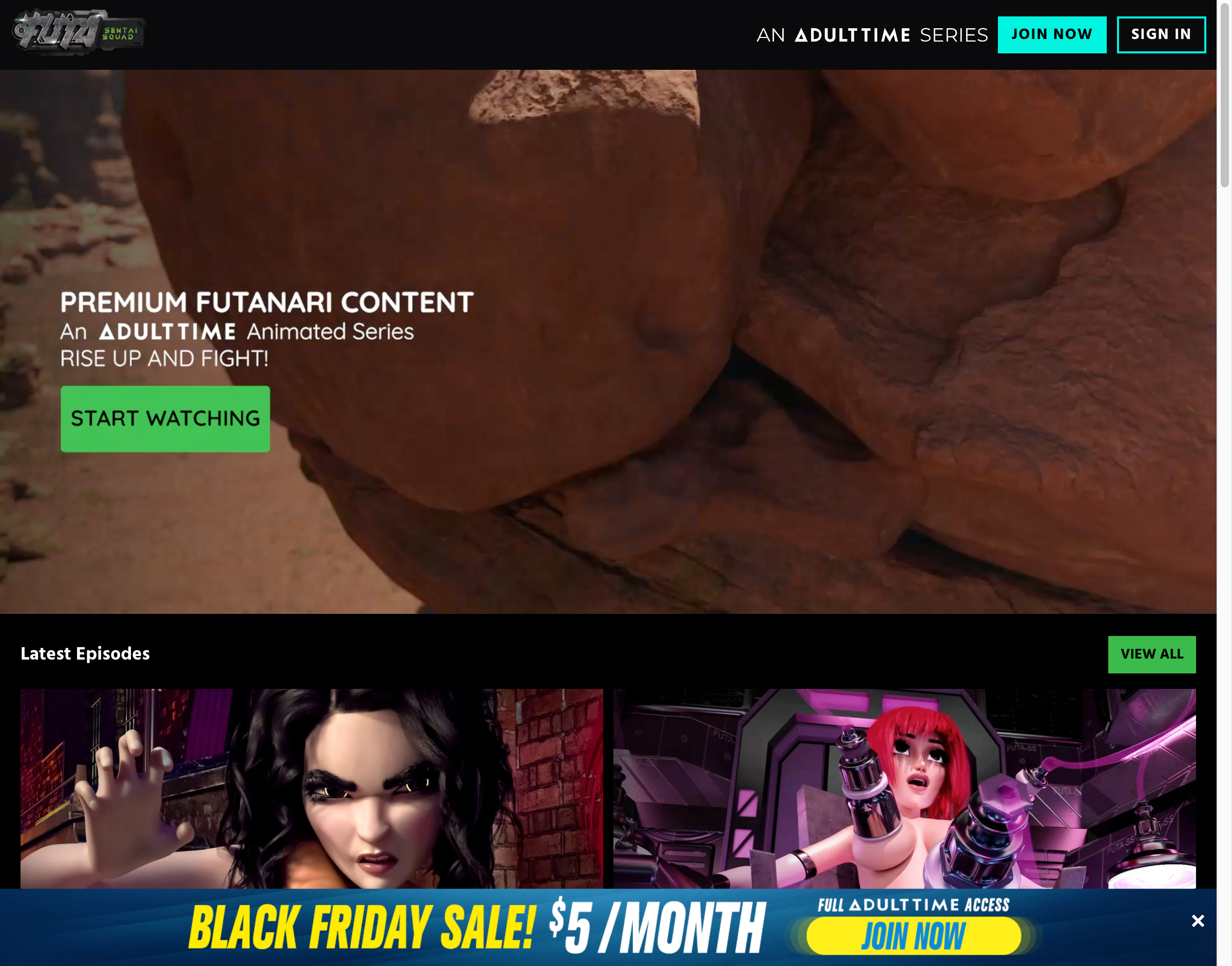 Futa Sentai Squad - Desktop Screenshot