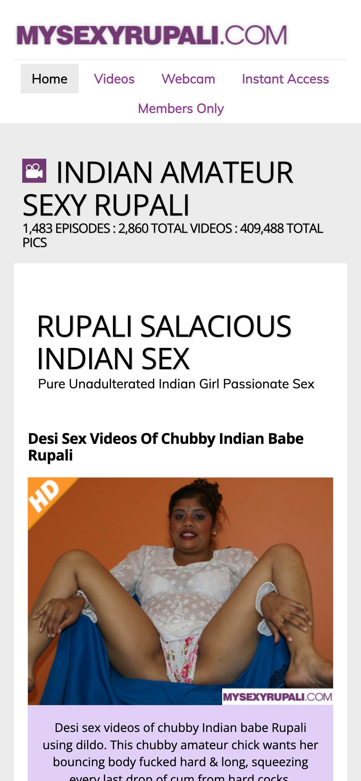 My Sexy Rupali - Mobile Screenshot