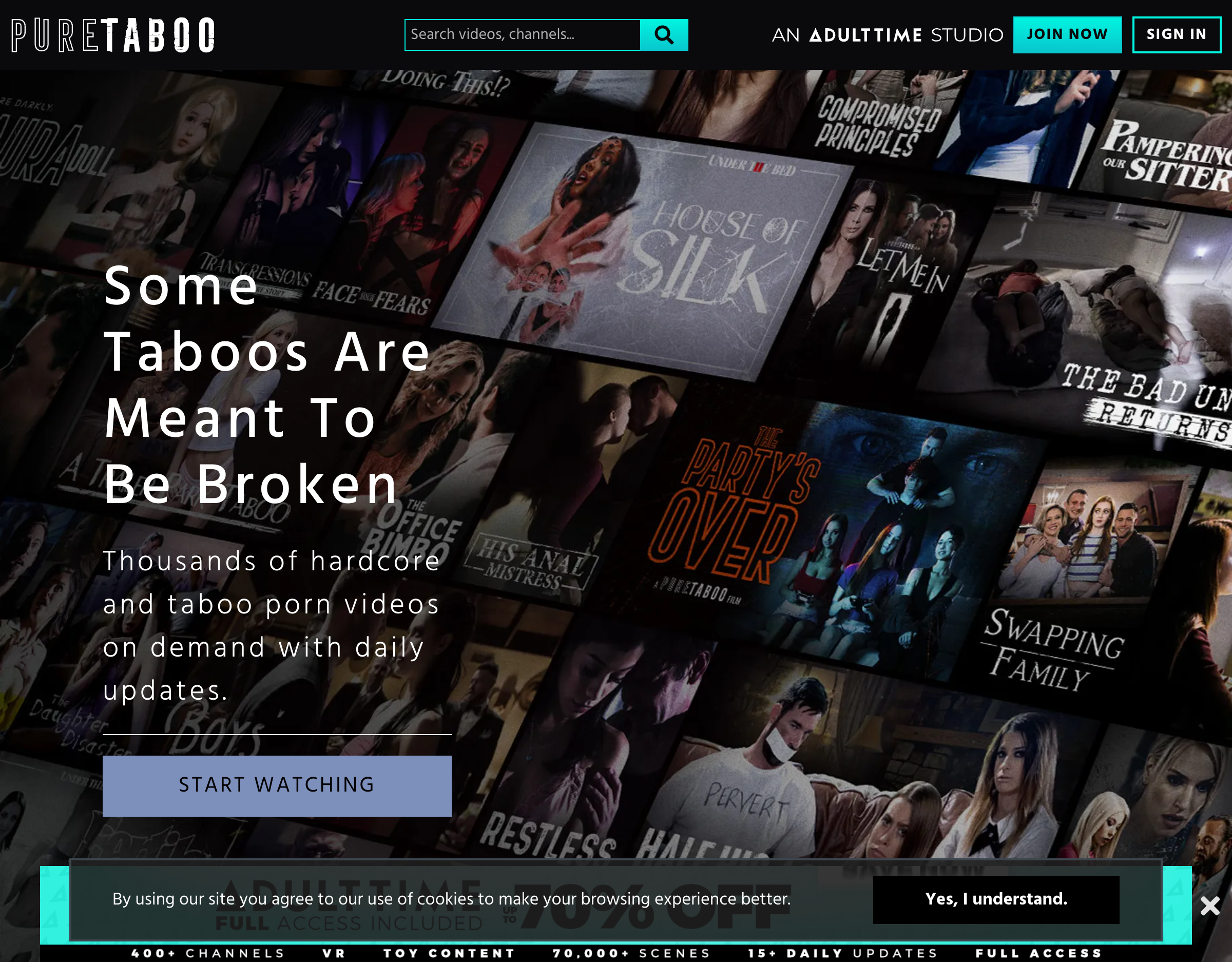 Pure Taboo - Desktop Screenshot