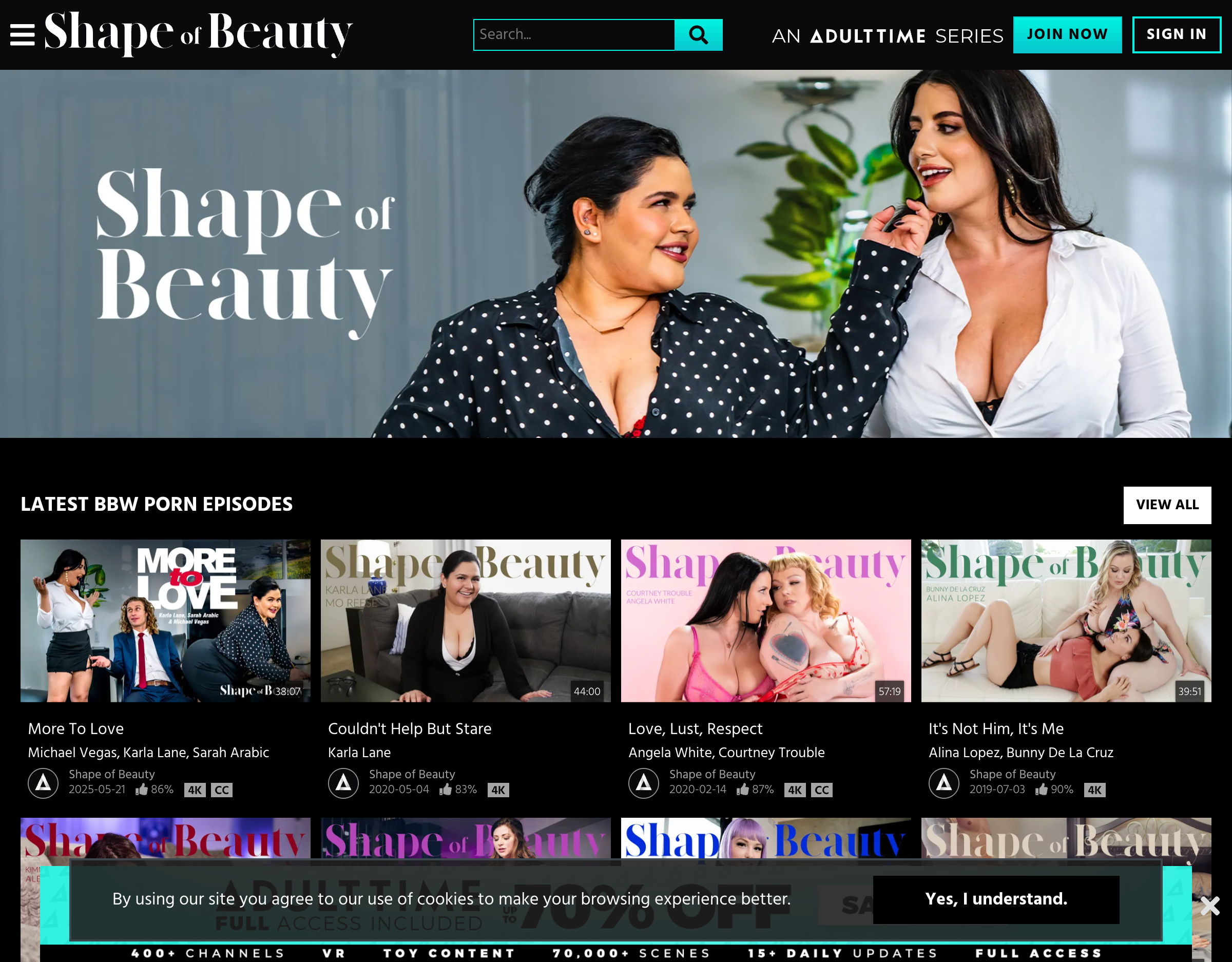 Shape Of Beauty - Desktop Screenshot