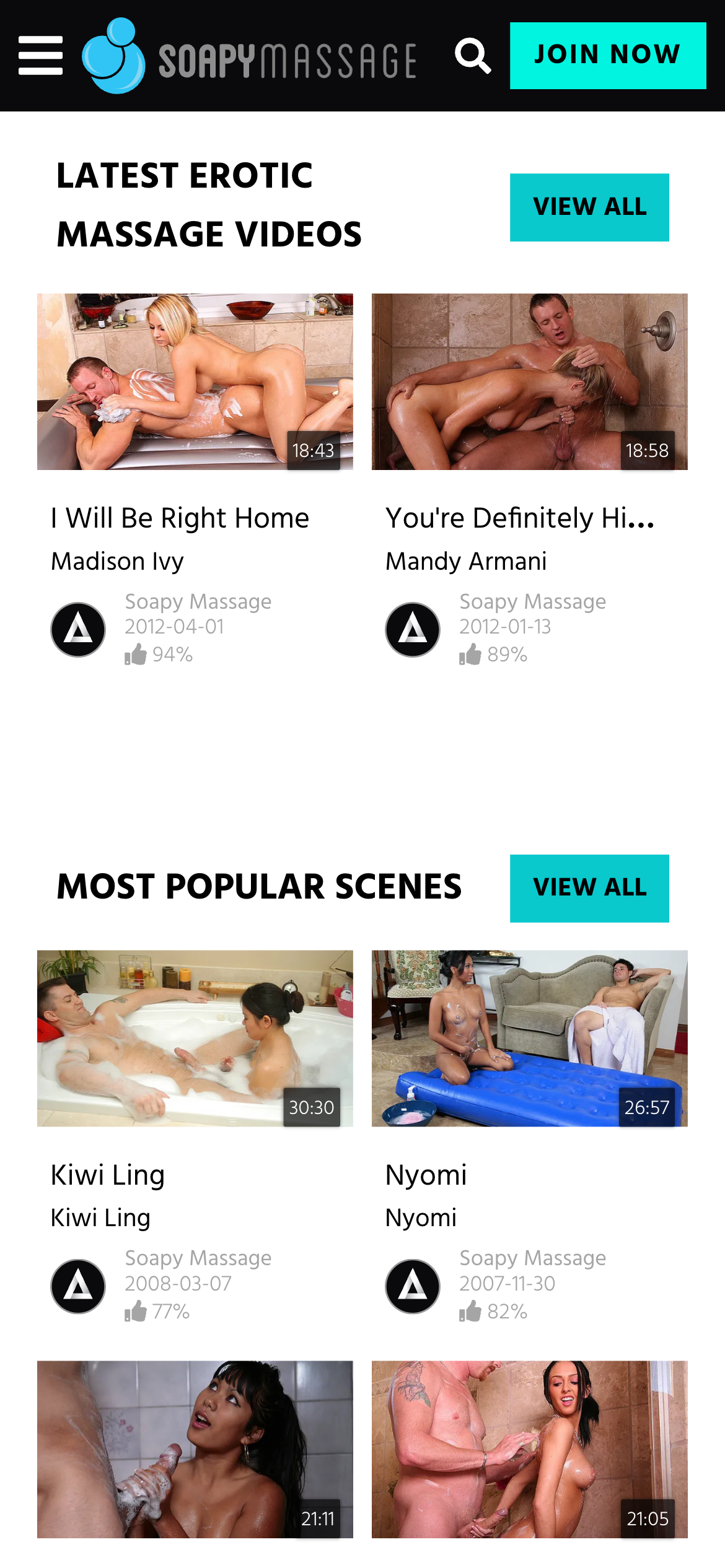 Soapy Massage - Mobile Screenshot