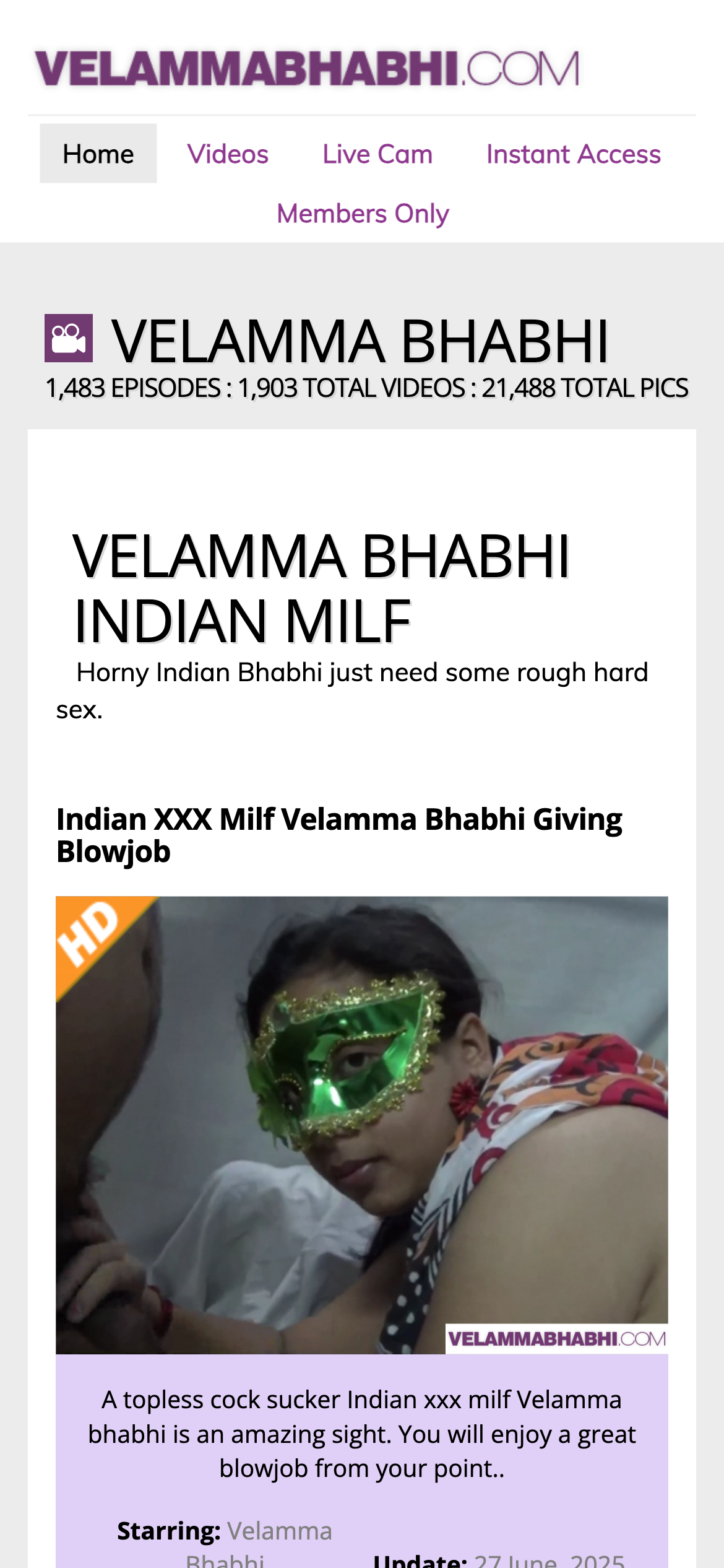 Velammabhabhi - Mobile Screenshot